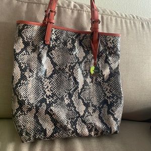 TOUS Snakeskin Purse